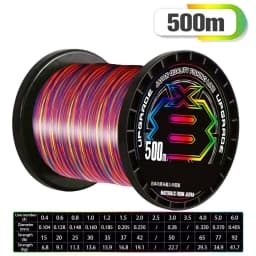 Japan Original Xbraid Upgrade X8 Multicolor High Quality Multifilament Line Super Strong Saltwater Fishing Line 1000M/500M/300M