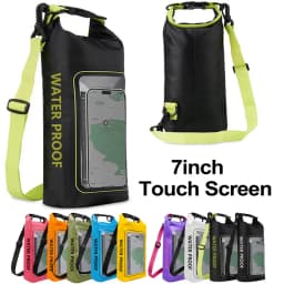 2L Swimming PVC Pack Dry Bag Touch Screen Outdoor Waterproof Shoulder Kayak Bags Trekking Drifting Rafting Surfing Boating Bag