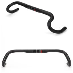 New Carbon Gravel Handlebar Big Flare Bar Cycle Cross Road Bike Handlebars 380/400/420/440mm Carbon Fiber Bicycle Handle