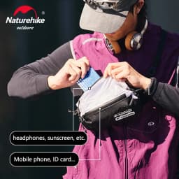 Naturehike Hydrogen Series 5L Crossbody Chest Bag Outdoor Casual Shoulder Satchel Portable Waterproof Waist Bag Cycling Running