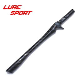 LureSport 3K Woven Carbon Unibody 35cm Cast Reel Seat Grip Handle Triangular Butt FUJI KDPS16 Rod Building Component Repair DIY