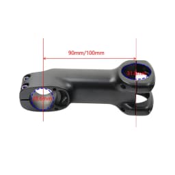 Kocevlo Bicycle Stem 28.6-31.8mm Aluminum Internal Cable Routing Stem with Spacer Road Handlebar Stem Bike Parts
