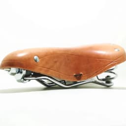 Traditional Riveting Cow Leather Saddle Bike Standard MTB Road Vintage Bicycle Cycling Classic Seat Cushion L27cm W21.5cm H10cm