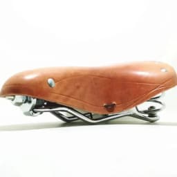 Traditional Riveting Cow Leather Saddle Bike Standard MTB Road Vintage Bicycle Cycling Classic Seat Cushion L27cm W21.5cm H10cm
