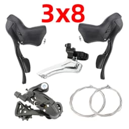 MicroNEW Road Bike Shifters 2x7 2x8 2x9 2x10 3x7 3x8 3x9 3x10 3x11 Speed Brake Lever Integrated Derailleur Bicycle Parts