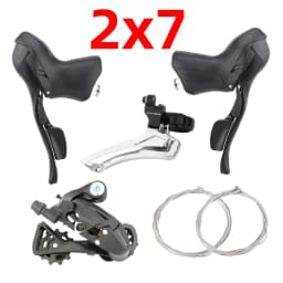 MicroNEW Road Bike Shifters 2x7 2x8 2x9 2x10 3x7 3x8 3x9 3x10 3x11 Speed Brake Lever Integrated Derailleur Bicycle Parts