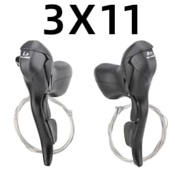 MicroNEW Road Bike Shifters 2x7 2x8 2x9 2x10 3x7 3x8 3x9 3x10 3x11 Speed Brake Lever Integrated Derailleur Bicycle Parts