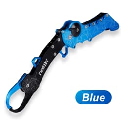 Noeby New Collapsible Fishing Grip Aluminium Alloy Fish Lip Grip Fish Hook Controller Adjustable with Connect Ring Fishing Tool