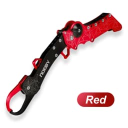 Noeby New Collapsible Fishing Grip Aluminium Alloy Fish Lip Grip Fish Hook Controller Adjustable with Connect Ring Fishing Tool