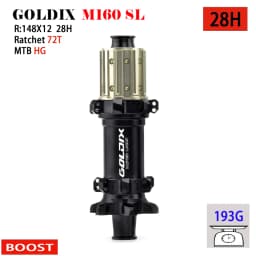 GOLDIX M160 Super Light MTB BOOST Hub 6 Bolt Center Lock Disc 28H Ratchet 72T Mountain XD Class Bike Hub for SHIMANO 11 12 Speed