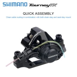 Shimano Tourney TX BR-TX805 MTB Discs Brake Shimano Mechanical Disc Brakes TX805 HS1 G3 Rotor RT26 RT10 Centerlock Rotors