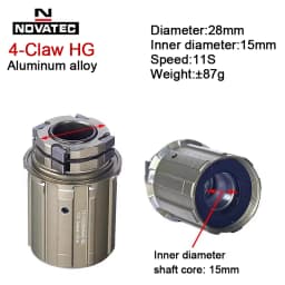 Original Novatec Cassette Body D792SB D412SB D041/042SB Bicycle Hub Aluminum Alloy Shiman 10S 11S Freehub