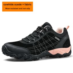 HUMTTO Shoes for Women Winter Waterproof Hiking Shoes Luxury Designer Climbing Trekking Boots Womens 2022 Leather Woman Sneakers