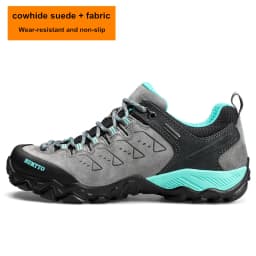 HUMTTO Shoes for Women Winter Waterproof Hiking Shoes Luxury Designer Climbing Trekking Boots Womens 2022 Leather Woman Sneakers