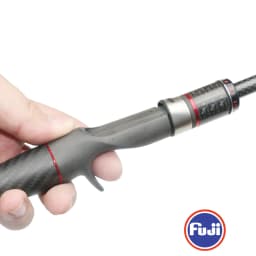 Pro Bomesh 1Set Fuji ECS 16 Reel Seat 4Axis Locking Nut Carbon Fiber Split Grip Casting Handle Kit DIY Fishing Rod Accessory