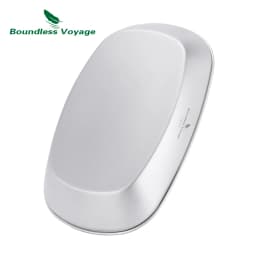 Boundless Voyage Titanium Pan Dinner Plate Ultralight Dish with Carry Bag Outdoor Camping Portable Tableware Pasta Salad Plate