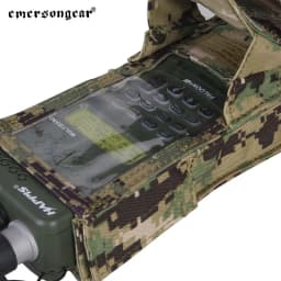 Emersongear For PRC148/152 Radio Pouch Molle Purposed Bag Outdoor Hunting Radio Vest Pocket Training Trekking Nylon EM8350