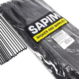 SAPIM Bicycle Spokes 2.0 Round J-Bend/Straight Pull Spokes Black Bikes with Copper Cap Spokes Can Choose Any Length Below 310mm