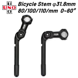 Adjustable Bicycle Quill Stem 31.8 Handlebar Stem Riser Front Fork Stem Aluminum Alloy With 22.2mm Quill 180mm Stems Adjust