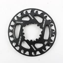 CRUZbike Mountain Bike Road Bicycle MTB Chainring 25/28/30/32/34/36/38/40/42/44TChainwheel Disc Protector and Tooth Integrated