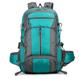 50L Nylon Backpack Camping Bag Outdoor Sport Hiking Trekking Climbing Travel Shoulder Reflective Shoes Luggage Outdoor Men Bag