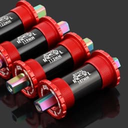Ceramic Bearing Bicycle Bottom Bracket 68x103/107/110/113/119/122mm Square Titanium Axle Road Mountain Bike Central Axis BB Sets