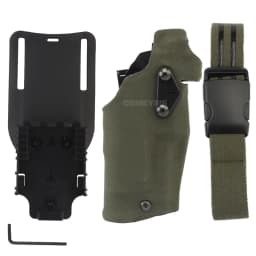 Tactical Pistol Holster for G17 Gen4 G19 with X300 X300U Light Quick Release Drop Leg Holsters Right Hand Airsoft Gun Carry