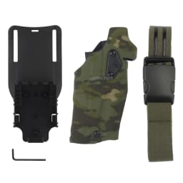 Tactical Pistol Holster for G17 Gen4 G19 with X300 X300U Light Quick Release Drop Leg Holsters Right Hand Airsoft Gun Carry