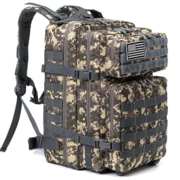 Outdoor 45L GYM Fitness Style Backpacks for Men/Women Tactical Training Molle Survival Bag Hiking Trekking Rucksack School Bag