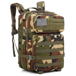 Outdoor 45L GYM Fitness Style Backpacks for Men/Women Tactical Training Molle Survival Bag Hiking Trekking Rucksack School Bag