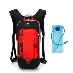 6L Cycling Reflective Bag Men's Women Riding Waterproof Breathable Bicycle Backpack Running Outdoor Bile With 2L Water Bag