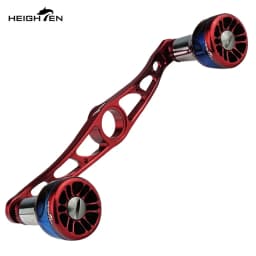 HEIGHTEN Baitcaster Dual Handle 115mm Axle Distance with 24.5mm Gradient Knob Lure Fishing Modification Accessories