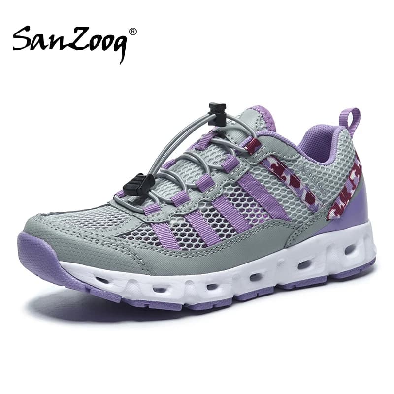 Summer Trekking Shoes Women Breathable Outdoor Shoes Hiking Sneakers Men For Couples Creek Shoes