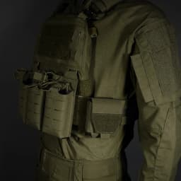 KRYDEX 500D Handcuff Pouch Case MOLLE / Belt Low Profile Cuff Case Holster Duty Belt Vest Law Enforcement Outdoor Hunting Bag