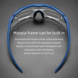 ROCKBROS Cycling Polarized Glasses 4Lens Interchangeable Myopia Frame Sunscreen UV400 Protection Sunglasses Men MTB Bike Glasses