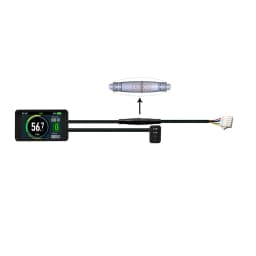 Stay Informed While Riding with For 24V7For 2V EBike T8 Colorful LCD Display for For 2 5S KDS Bafang v5 For 2 KT Protocol
