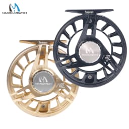 Maximumcatch AVID PRO 3-11wt Super Large Arbor Fly Fishing Reel CNC Machined 6061T6 Aluminum Light Weight Fly Reel