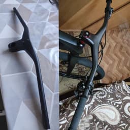 Integrated MTB Carbon Riser Handlebar 7 Degree 1-1/8“RXL SL Cycling Bicycle Downwill Bar 760/780/800mm Mountain Bike Handlebars