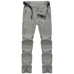 LNGXO Waterproof Hiking Pants Men Quick Dry Trekking Camping Climbing Running Outdoor Rain Pants Stretch Breathable Trousers Men