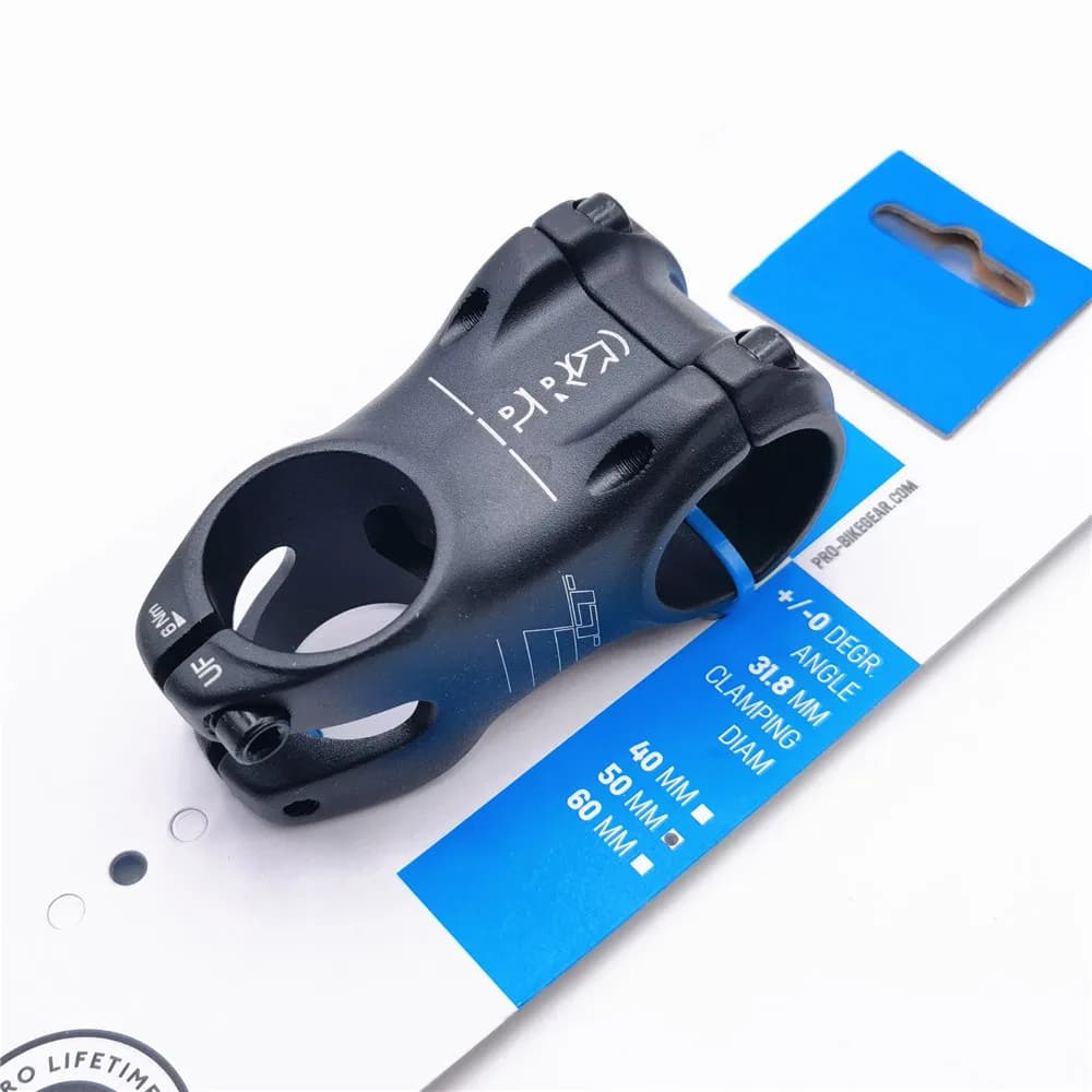 PRO LT MTB Mountain Bike Alloy Stem 0 Degrees 40/50/60mm