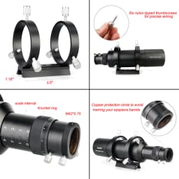 Svbony Medium Dovetail Clamp(Only Clamp) or Telescope Guide Scope SV106 w/1.25" Double Helical Focuse or Full Set