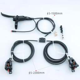 GT0307N MTB Electric Tricycle ATV Left Right Rotor Disc Power Off Hydraulic Double Brake Three Links One Through Two Custom Made
