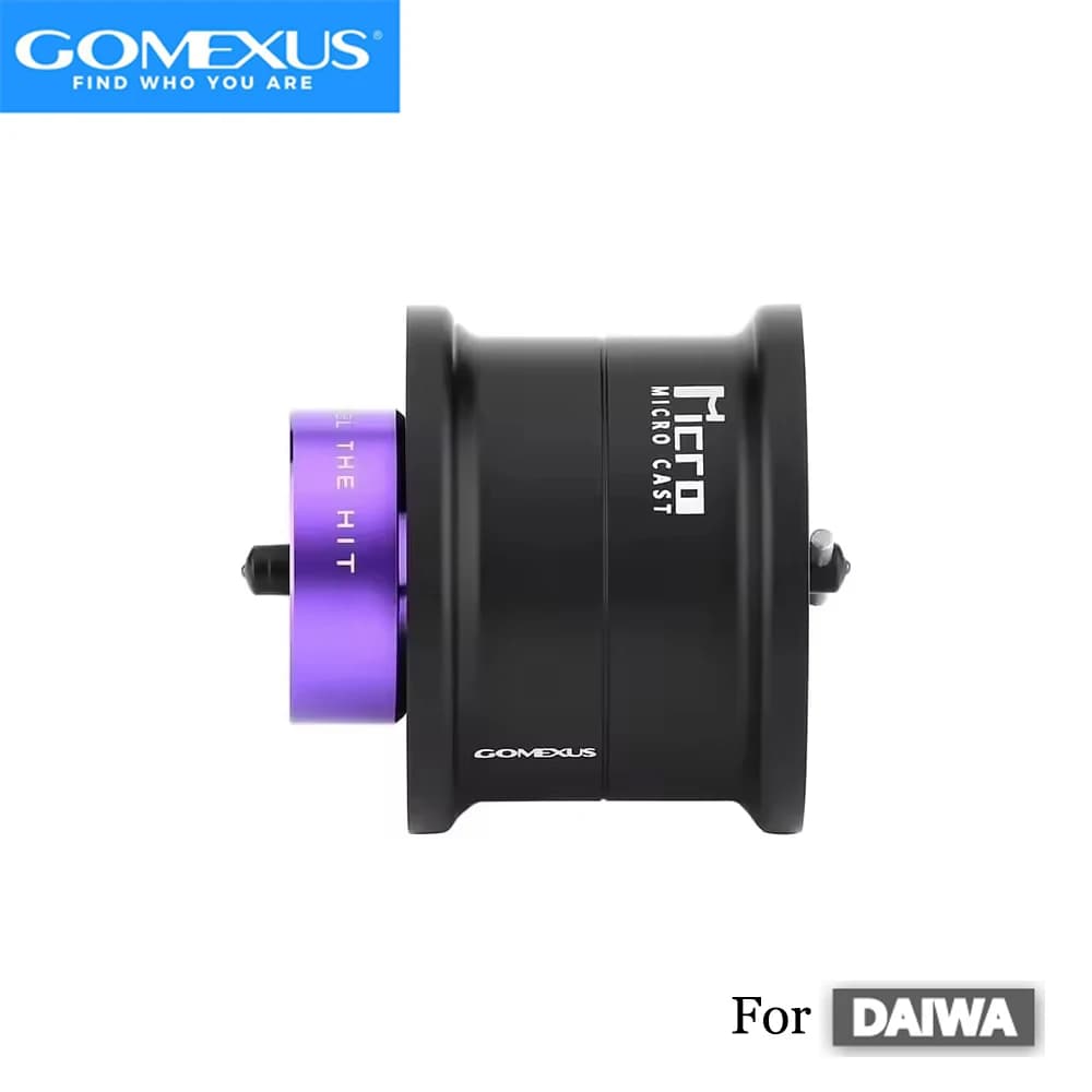 Gomexus-Shallow Spool for Daiwa Steez CT SV Baitcasting Fishing Reel Spool Line Aluminum Alloy Rolling Cup Spare Tackle