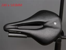 Kocevlo-Carbon Fiber Road Bicycle Seat Cushion, Mountain Bike Seat Bag, Ultra-light, Comfortable, Waterproof, Leather Surface
