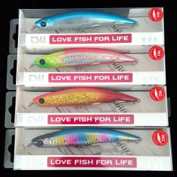 TSURINOYA 4pcs NEW COLOR Sinking Minnow 110S DW77 110mm 22g Long Casting Fishing Lure Large Trout Seabass Sea Fishing Hard Bait