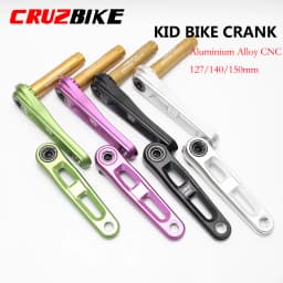 CRUZbike Children's Folding Bike Crankset Kid's Bicycle Hollow Tech Crank Ultralight 127/140/150mm Aluminum Alloy 7075 Axis