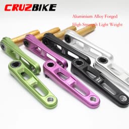 CRUZbike Children's Folding Bike Crankset Kid's Bicycle Hollow Tech Crank Ultralight 127/140/150mm Aluminum Alloy 7075 Axis