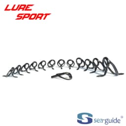 SEAGUIDE Heavy Duty Black Frame 13pcs 11pcs10pcs 8pcs Guide Set HBXRESG20 Boat Rod Building Component Guide Repair DIY Accessory