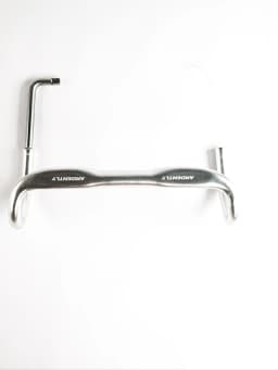 Ardently Aluminium Bicycle TT Bar Bicycle Bullhorn Handlebar Fixed Gear Bike Drop Bar 31.8mm *380/400mm Cycling Flared Bent Bars