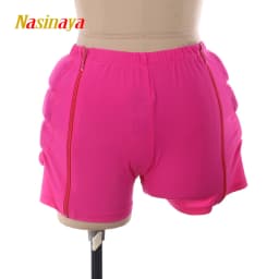 Custom Size Figure Skating Hip Protector Sports Safety Supporter Protective Mat Zipper Black